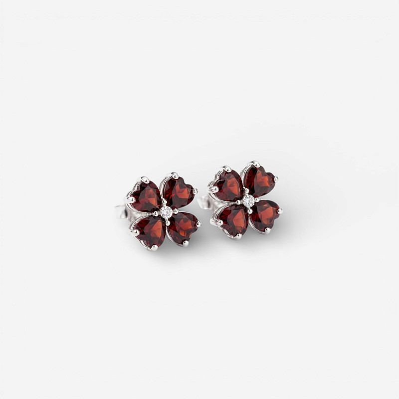 04-00-0801 Гвоздики "Klever rouge"  (Ag 925)