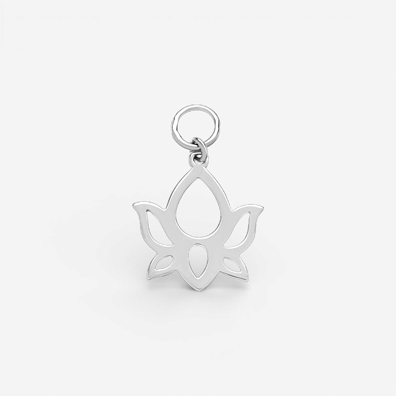 04-00-0437 Подвеска на серьгу Lotus (Ag 925)